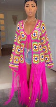 Pink Crotchet Love Coverup