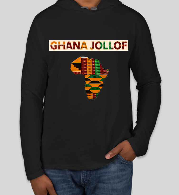 Kente Jollof Mens Hoodie