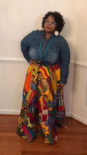 The Efia Patchwork Ankara Royalty Skirt