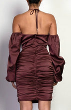 Cocoa Satin Dress