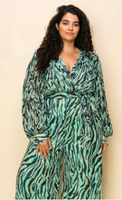 Sage Animal Craze Jumpsuit