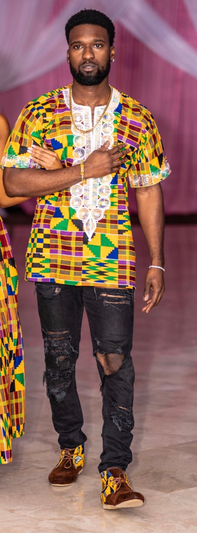 Bisa Kente Royalty Top