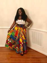 The Efia Patchwork Ankara Royalty Skirt