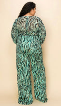 Sage Animal Craze Jumpsuit
