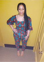 Ngozi Peplum Top and Pants Set