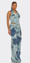 Praline Patchwork Halter and Pant Set (Available 4/25)