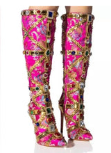 Berkeley Pink Azalea Wang Boots (March 4)