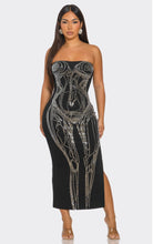 Body Heat Rhinestone Dress