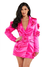 Hot Pink Blazer Dress