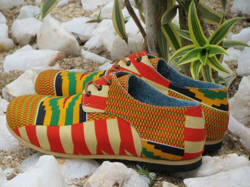 Ankara Kente Royalty Men's Shoes
