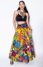 The Efia Patchwork Ankara Royalty Skirt
