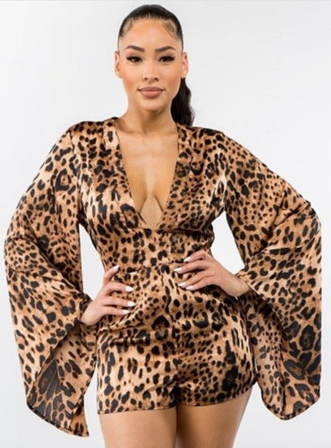 Mahlia Leopard Print Romper