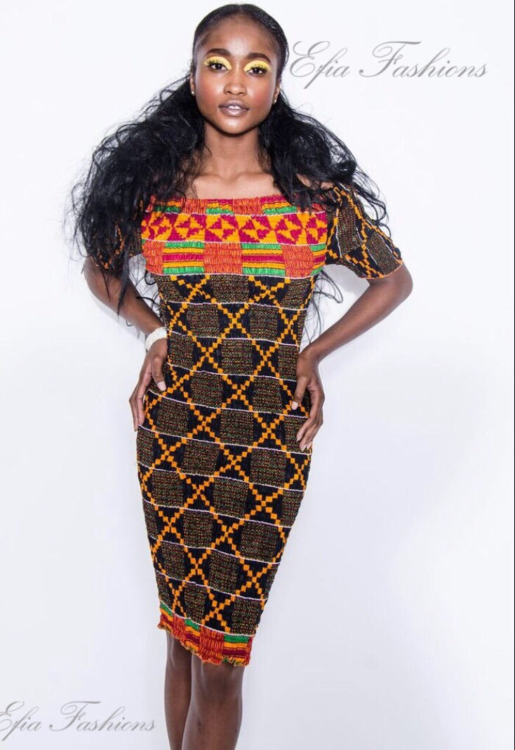 Akosia Fitted Dress