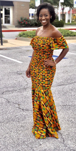 Tawia Kente Mermaid Dress